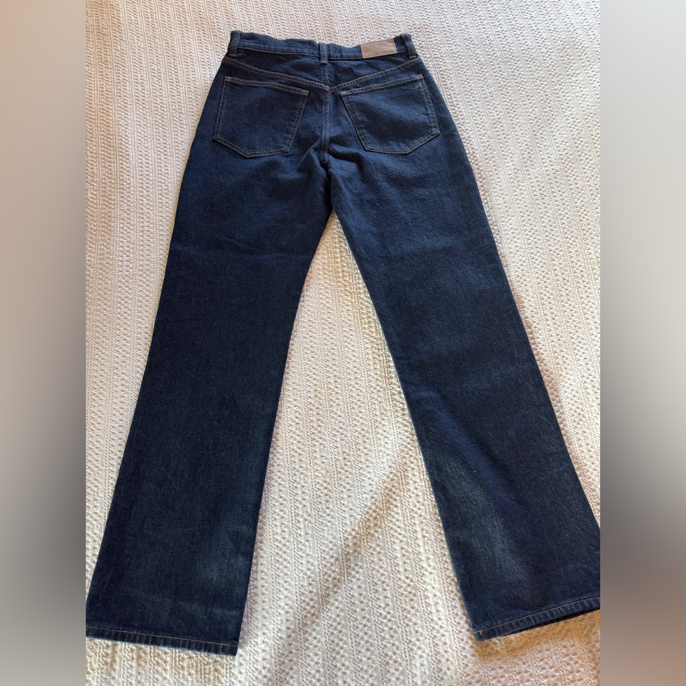 Madewell '90s STRAIGHT Dark Blue Straight Leg Jeans size 27 - Picture 7 of 12